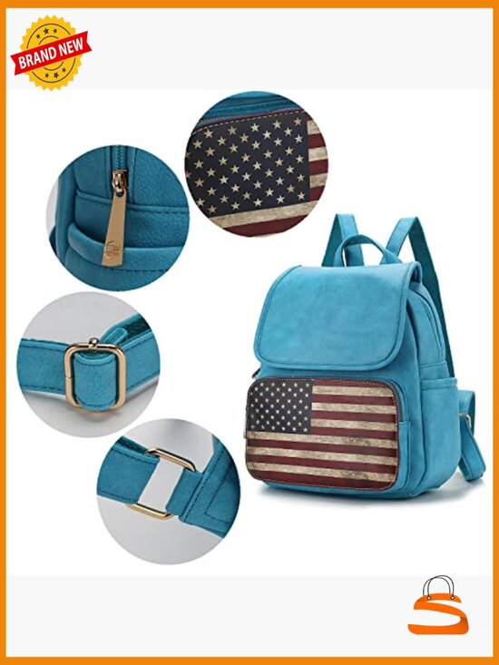 Vegan Leather Backpack Purse for Women Travel Daypack Fashion Top-Handle main image 4